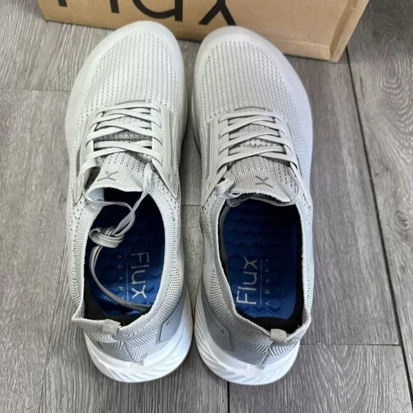 Flux Adapt Run Waterproof Lunar Gray Mens Size 13 Athletic Walking Knit Shoes Flux Adapt Run Waterproof Lunar Gray Men 7.5 Women 9  main image 3